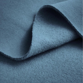 M-01 slate blue - silná teplákovina počesaná D300