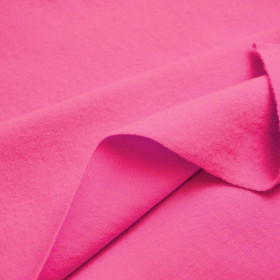 M-22 DARK PINK  - silná teplákovina počesaná D300