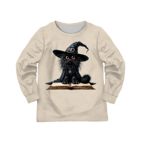 DĚTSKÉ PYŽAMO "MIKI" - HALLOWEEN CAT vz 4  - Sada šití
