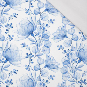 KVĚTY vz 4 (classic blue) - organický úplet single jersey s elastanem 