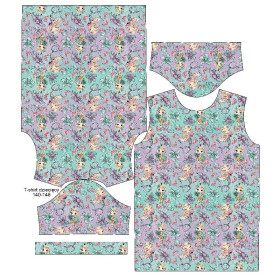 DĚTSKÉ TRIČKO - MOŘSKÉ PANNY A VODNÍ MELOUNY - single jersey