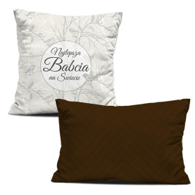 OZDOBNÉ POLŠTÁŘE - Najlepsza Babcia na świecie / ptáci