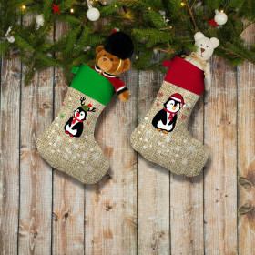 Sada vánočních ponožek - TUČŇACI