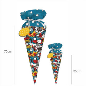 První třída Candy Cone - RETRO COMICS Vz.6 / Velikost na výběr