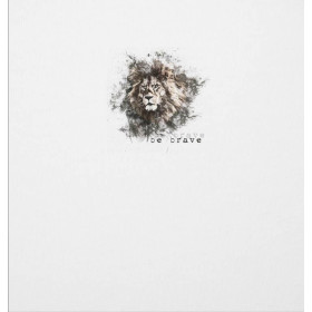 BE BRAVE (BE YOURSELF) - PANEL SINGLE JERSEY