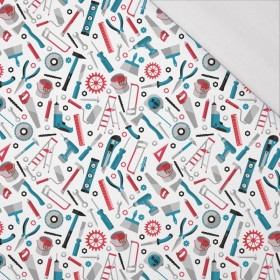 DÍLNA / bílý - organický úplet single jersey s elastanem 