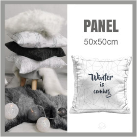 POLŠTÁŘOVÝ PANEL - WINTER IS COMING / bílý led