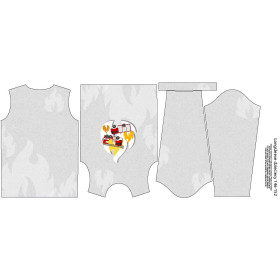 LONGSLEEVE - HASIČSKÉ VOZY / acid (šedý) - single jersey