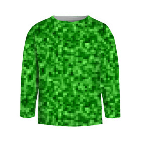 LONGSLEEVE - PIXELY Vz. 2 (zelená) - single jersey