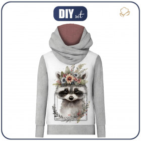 UNISEX HYDROFOBNÍ MIKINA UNISEX - BABY RACCOON - Sada šití