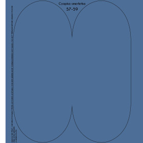 ČEPICE “Šmoulinka” - B-26 - RIVERSIDE / tlumená modrá / Velikost na výběr