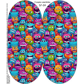 ČEPICE “Šmoulinka” - CRAZY MONSTERS VZ. 3 / Velikost na výběr