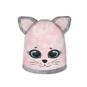 DĚTSKÁ ČEPICE A ŠATKA (CAT) - KOČKA KLARA - Sada šití