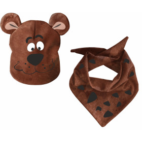 DĚTSKÁ ČEPICE A ŠATKA (TEDDY) - DETECTIVE - Sada šití