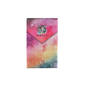 Žákovský balíček - Akvarelová galaxie / kočka - Sada šití