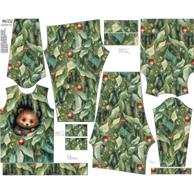 DĚTSKÉ PYŽAMO "MIKI" - VINTAGE CHRISTMAS BEAR - Sada šití