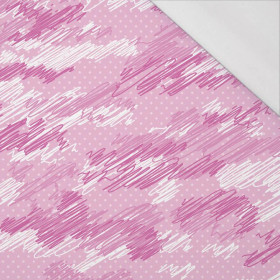 MORO - čmáranice / fuchsie- organický úplet single jersey s elastanem 