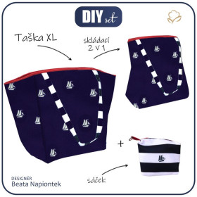 Taška XL s sáčkem 2 v 1 - MALÉ LODĚ