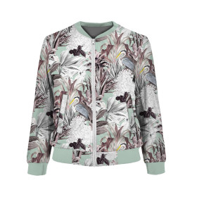 DÁMSKA BOMBER BUNDA (KAMA) - LUXE TROPICAL vz. 1 - Sada šití