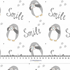FOTO Tučňák smile / bílý - softshell