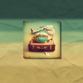 TRAVEL TIME VZ. 2 - panel (60cm x 50cm)