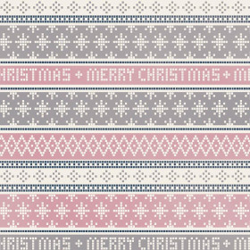 MERRY CHRISTMAS VZ. 1 (NORSKÉ VZORY)