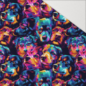 COLORFUL DOGS - Hydrofobní česaná teplákovina