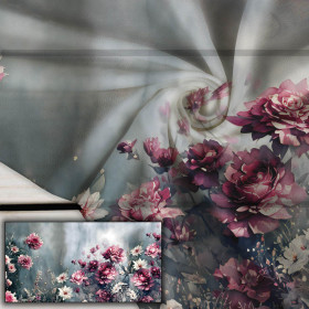 VINTAGE FLOWERS Vz. 4 - Paneel (80cm x 155cm) Krep
