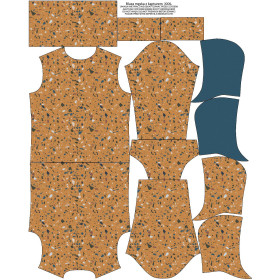 PÁNSKÁ MIKINA S KAPUCÍ (COLORADO) - TERRAZZO VZ. 1 - SADA ŠITÍ