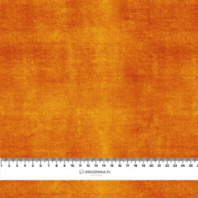 PODZIMNÍ JEANS / oranžová (BARVY PODZIMU) - organický úplet single jersey s elastanem 