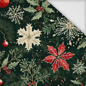 CHRISTMAS PLANTS - Tkanina na ubrusy