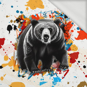 BEAR / SPECKS - panel (60cm x 50cm) teplákovina