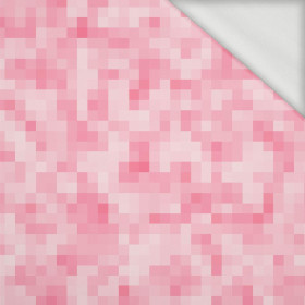PIXELY Vz. 2 (růžová) - Organická Teplákovina