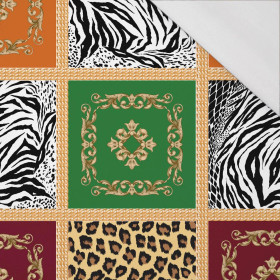 ANIMAL MIX - organický úplet single jersey s elastanem 