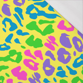 NEON LEOPARD vz.2 - organický úplet single jersey s elastanem 
