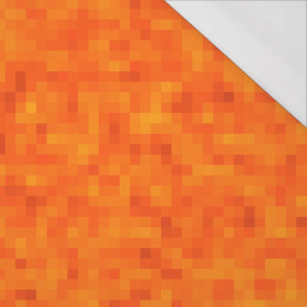 PIXELY Vz. 2 (oranžová) - organický úplet single jersey s elastanem 