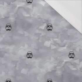 50cm - STORMTROOPEŘI (minimal) / KAMUFLÁŽ vz. 2 (šedý) - organický úplet single jersey s elastanem 