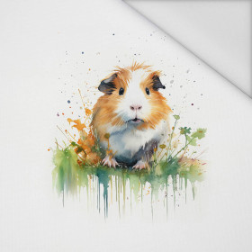WATERCOLOR GUINEA PIG - Panel (75cm x 80cm) Voděodolná tkanina Oxford