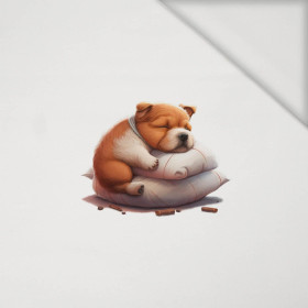 SLEEPING DOG - panel (40cm x 40cm) jersey wiskozowy 
