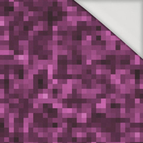 PIXELY Vz. 2 (purpurová) - Jersey wiskozowy