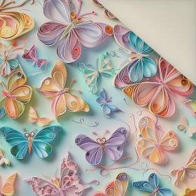 PAPER BUTTERFLIES- Potahový velur 