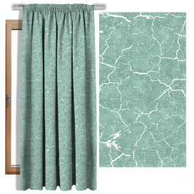 PRASKLÁ ZEMĚ (bílá) / ACID WASH (Špinavá máta)