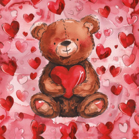 VALENTINE'S DAY / BEAR 2 - PANEL (60cm x 50cm)