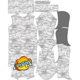 PÁNSKÁ MIKINA S KAPUCÍ (COLORADO) - KOMIKS / wow - SADA ŠITÍ