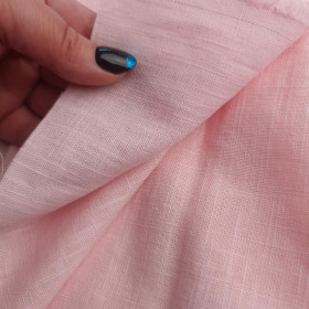 Ramie s bavlnou - LIGHT PINK