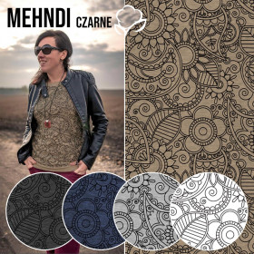 MEHNDI ČERNÉ / Melír světle šedá