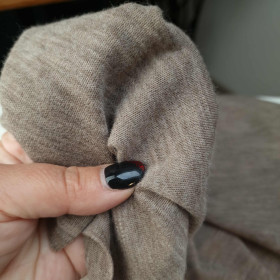 Merino úplet 100% – Melange Hnědá