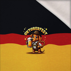 OKTOBERFEST - Panel (75cm x 80cm) teplákovina počesaná s elastanem ITY