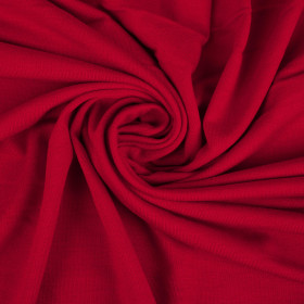 D-09 červená - viskózový úplet single jersey 210g