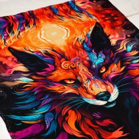 COLORFUL FOX - panel (60cm x 50cm) teplákovina